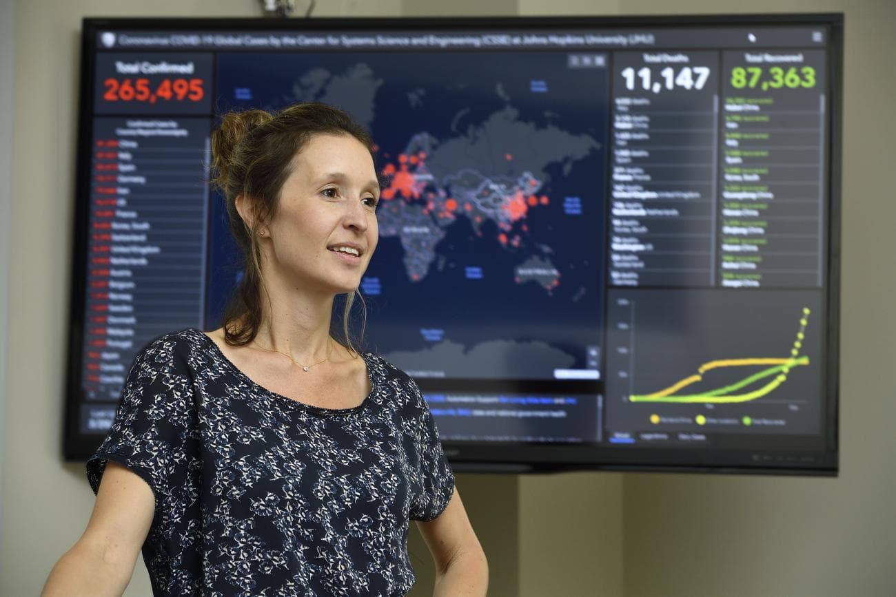 COVID-19 dashboard creator Lauren Gardner wins Lasker-Bloomberg Public Service Award